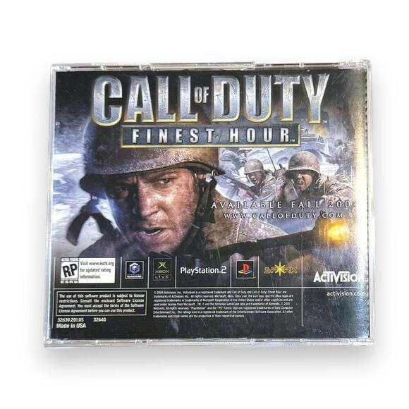 VTG Activision Call of Duty United Offensive Expansion Pack 2 CD Set with Key - Picture 2 of 5